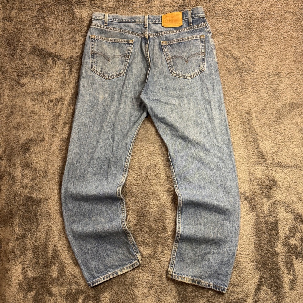 Vintage Levis 505 Straight Leg Jeans Blue W36 L30 Made in USA 505-4891